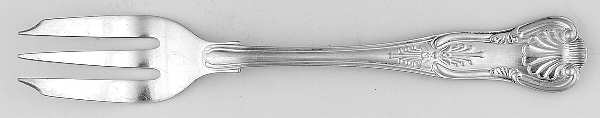 Kings (Silverplate, 1890, Monograms) Pastry Fork
