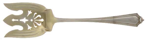 Plymouth (Sterling, 1911, Monograms) Solid Salad Serving Fork