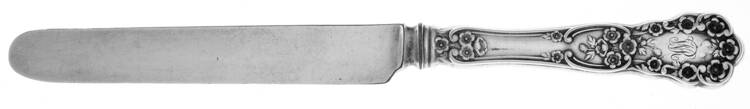 Buttercup (Sterling, Lion-Anchr-G, 1899, Mono) Youth/Tea Knife with Silverplate Blade