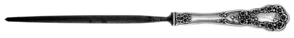 Buttercup (Sterling, Lion-Anchr-G, 1899, Mono) Small Steel Rod Sharpener Knife