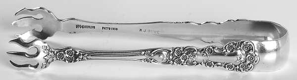 Buttercup (Sterling, Lion-Anchr-G, 1899, Mono) Large Sugar Tongs