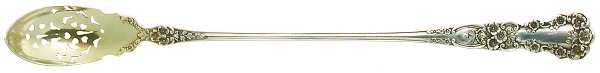 Buttercup (Sterling, Lion-Anchr-G, 1899, Mono) Pierced Bowl Long Handle Olive Spoon