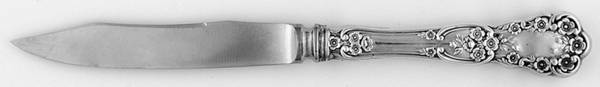 Buttercup (Sterling, Lion-Anchr-G, 1899, Mono) Individual Fruit Knife with Stainless Blade