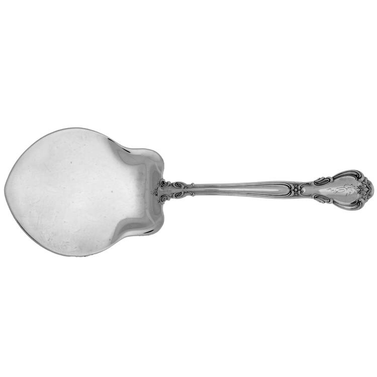 Chantilly (Sterling, 1895, Lion-Anchr-G, Monograms) Solid Waffle Server