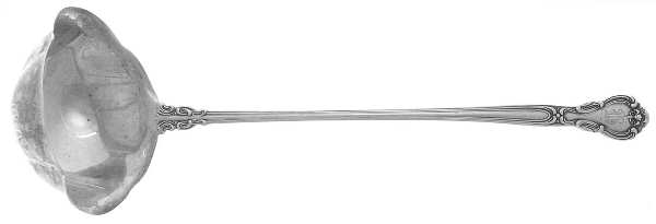Chantilly (Sterling, 1895, Lion-Anchr-G, Monograms) Bouillon Ladle