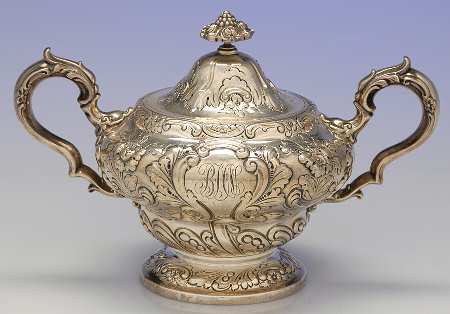 5511A-6A (Sterling, Hollowware) Sugar Bowl & Lid
