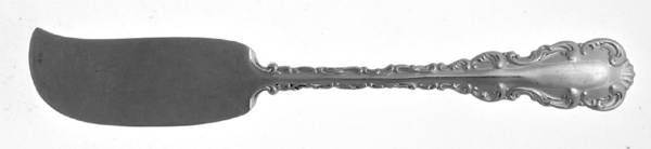 Louis XV (Sterling, 1891) Flat Handle Butter Spreader
