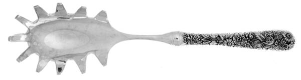 Olde Bouquet (Silverplate) Pasta Server with Stainless Bowl
