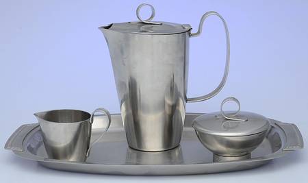 Ranka-Royal Swedish (Stainless, Hollowware) 4 Piece Coffee Set (CP, CR, SU, RET15)