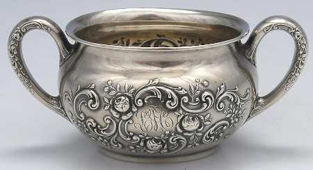 Fleury (Sterling, 1909, Hollowware) Mini Open Sugar Bowl