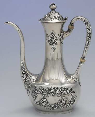 Fleury (Sterling, 1909, Hollowware) Mini Coffee Pot