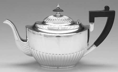 Queen Anne (Silverplate, Hollowware) Teapot