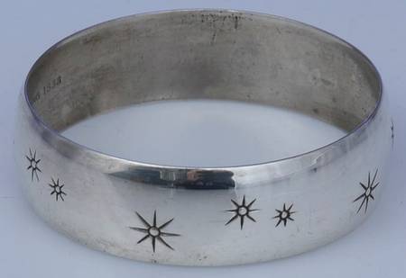 Stardust (Sterling, 1957, Hollowware) Sterling Napkin Ring