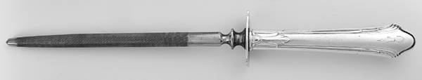 Lady Caroline (Silverplate, 1930) Small Steel Rod Sharpener Knife