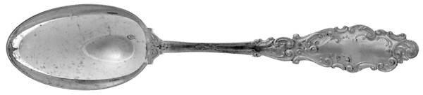 Luxembourg (Sterling, 1893, Monograms) Place/Oval Soup Spoon