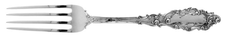 Luxembourg (Sterling, 1893, Monograms) by Gorham Silver