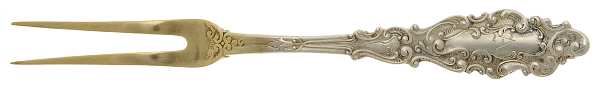 Luxembourg (Sterling, 1893, Monograms) Lemon Fork