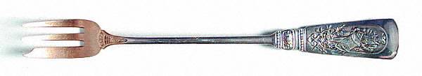 Fontainebleau (Sterling, 1880, No Monograms) Oyster Fork