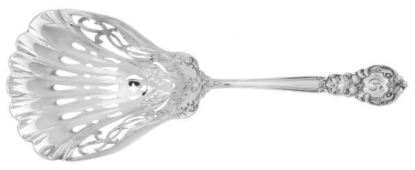 Royal Oak (Sterling, 1902, Monograms) Pierced Saratoga Chips Server
