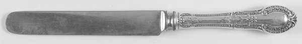 Tuileries (Sterling, 1906, Monograms) Blunt Hollow Knife with Bolster