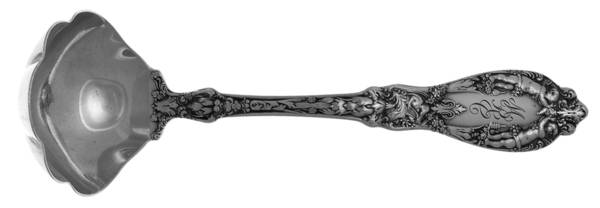 Paris (Sterling, 1900, No Monograms) Solid Piece Cream Ladle