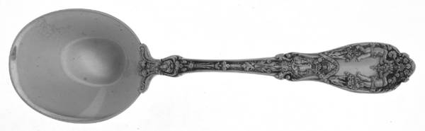 Paris (Sterling, 1900, No Monograms) Large Chocolate Spoon