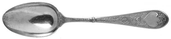 Raphael (Sterling, 1875, Monograms) Tablespoon (Serving Spoon) W/Extra Weight