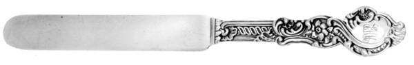 Marie Antoinette (Sterling, 1890, Monograms) Solid Tea/Child Knife