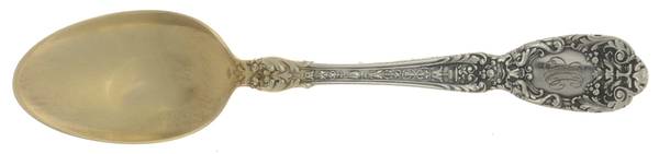 Florentine-Florenz (Sterling, 1901, Monograms)  Demitasse Spoon