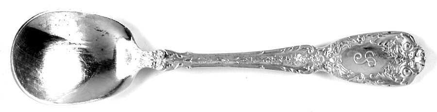 Florentine-Florenz (Sterling, 1901, Monograms)  Ice Cream Spoon Individual