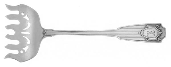 Spotswood (Sterling, 1912) Large Solid Tined Sardine Serving Fork