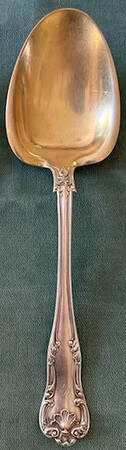 Regent (Silverplate, 1902-1903) Oversize Solid Salad Serving Spoon