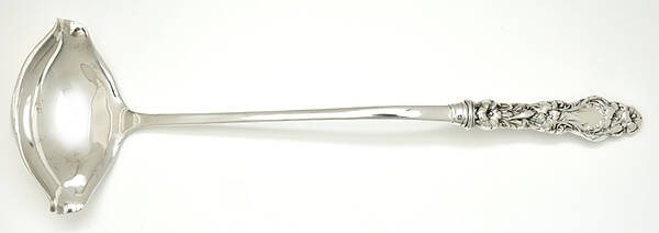 Lily (Sterling, 1991, No Monograms) Hollow Handle Punch Ladle with Solid Bowl