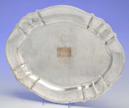 Chippendale (Sterling, Hollowware) 17" Oval Serving Platter