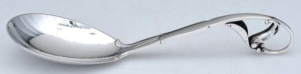 Ornamental Items (Sterling) Large Solid Serving Spoon