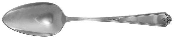 Vanity Fair (Silverplate, 1924, Monograms) Tablespoon (Serving Spoon)