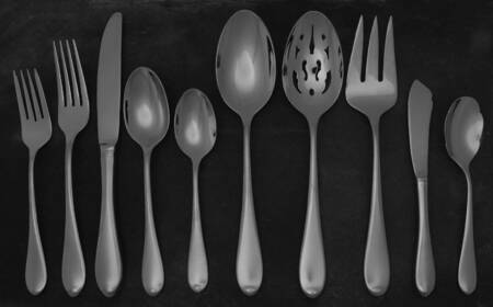 Studio Frosted (Stainless) 45 Piece Starter Set