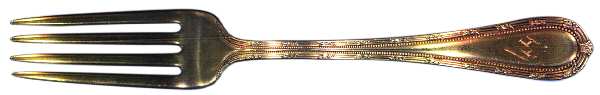 Golden Empire (Gold Electroplate, 1906) Fork