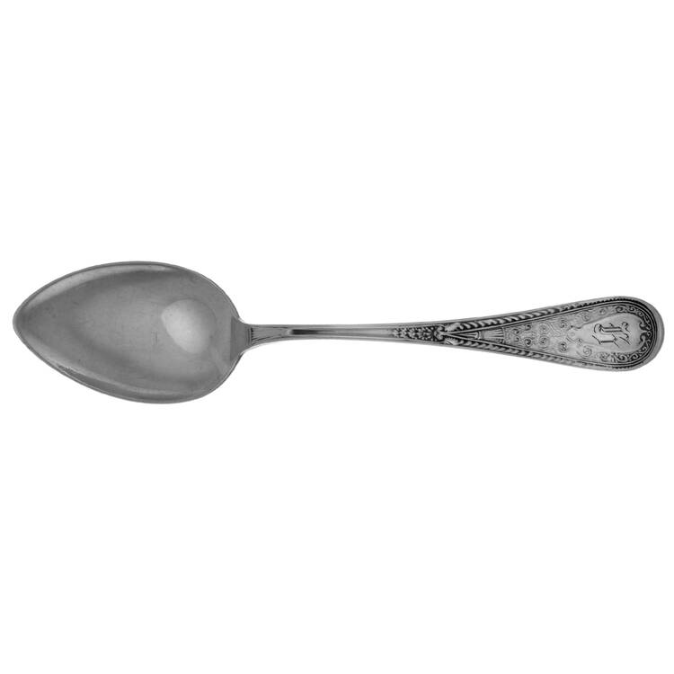 Hindostanee (Sterling, 1878, Monograms) Teaspoon