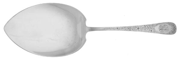Covington-Engraved (Sterling, 1914) Large Solid Pie Knife