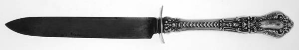 Henry II (Sterling, 1900) Large Stainless Blade Roast Carving Knife