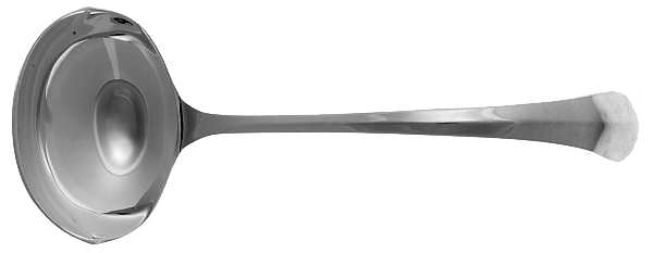 Georgian (SILVERPLATE) Solid Gravy Ladle