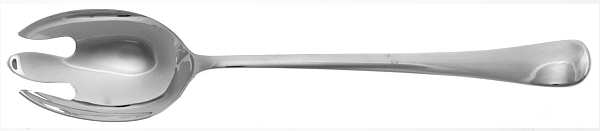 Georgian (SILVERPLATE) Large Solid Serving Fork