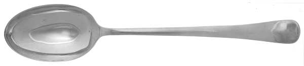 Georgian (SILVERPLATE) Solid Serving Spoon