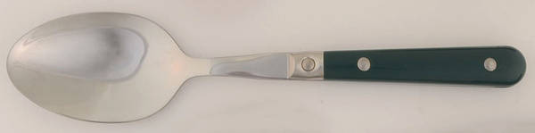 Le Prix-Green (Stainless) Solid Serving Spoon