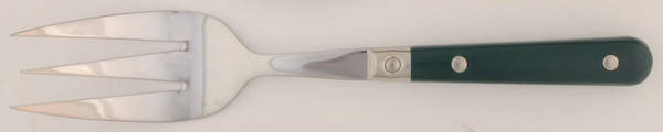 Le Prix-Green (Stainless) Medium Solid Cold Meat Serving Fork