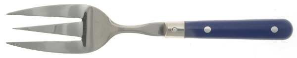 Le Prix-Blue (Stainless) Medium Solid Cold Meat Serving Fork