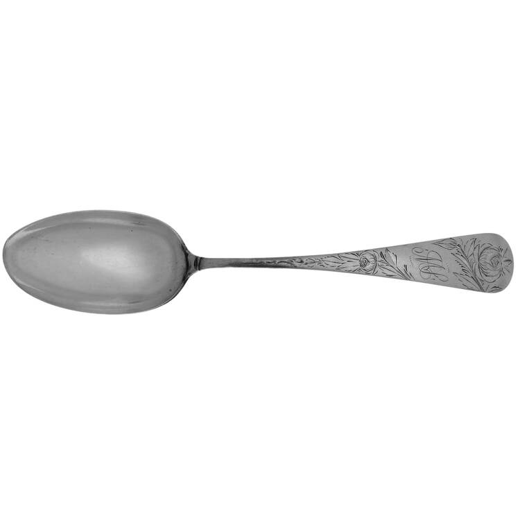 Jac Rose (Sterling, 1885, Monograms) Tablespoon (Serving Spoon)