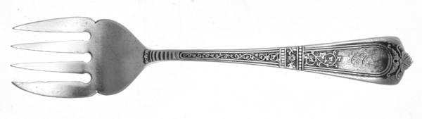Domestic (Sterling, 1880) Small Solid Tined Sardine Serving Fork