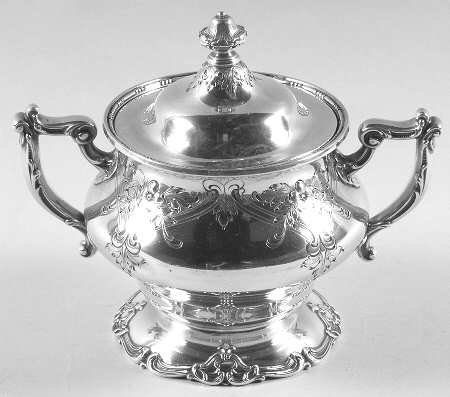 A8661 (Sterling, Hollowware) Sugar Bowl & Lid